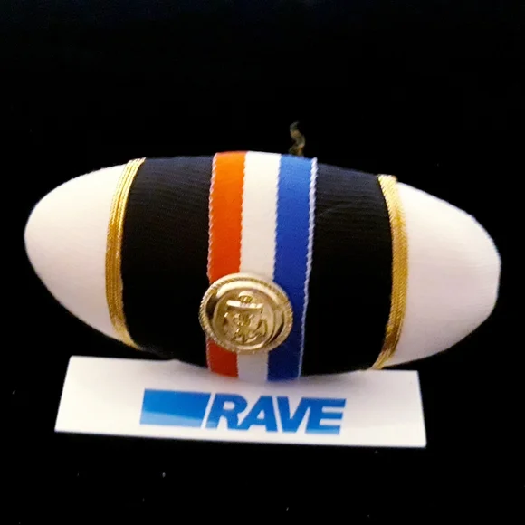 Vintage 1980's Rave Nautical Style Padded Hair Clip - Picture 1 of 7